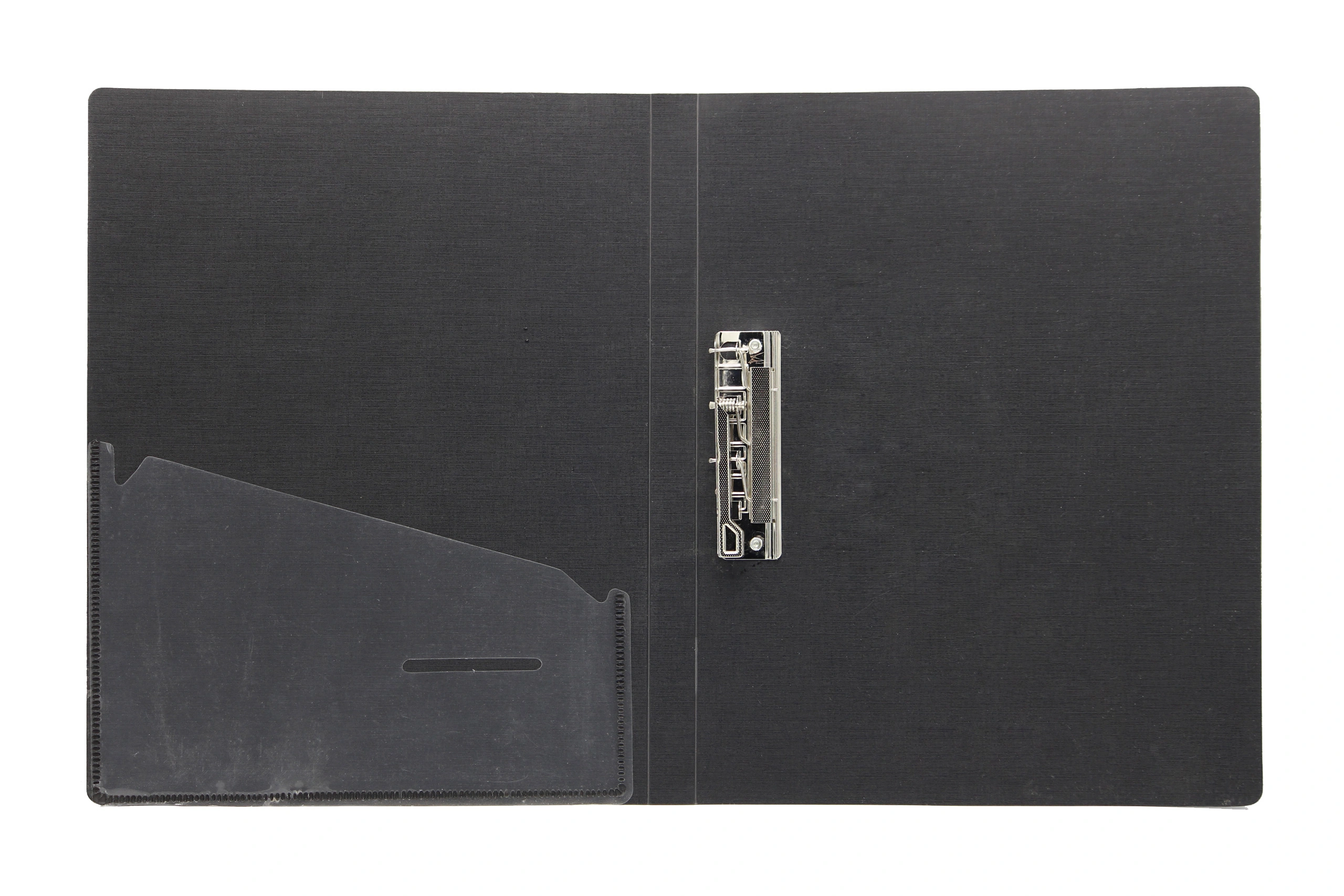 Keny Punchless Clip File | Best for FC/ FS / Foolscap / Legal Size Paper | Timex Clip |  (822F)-Black-1