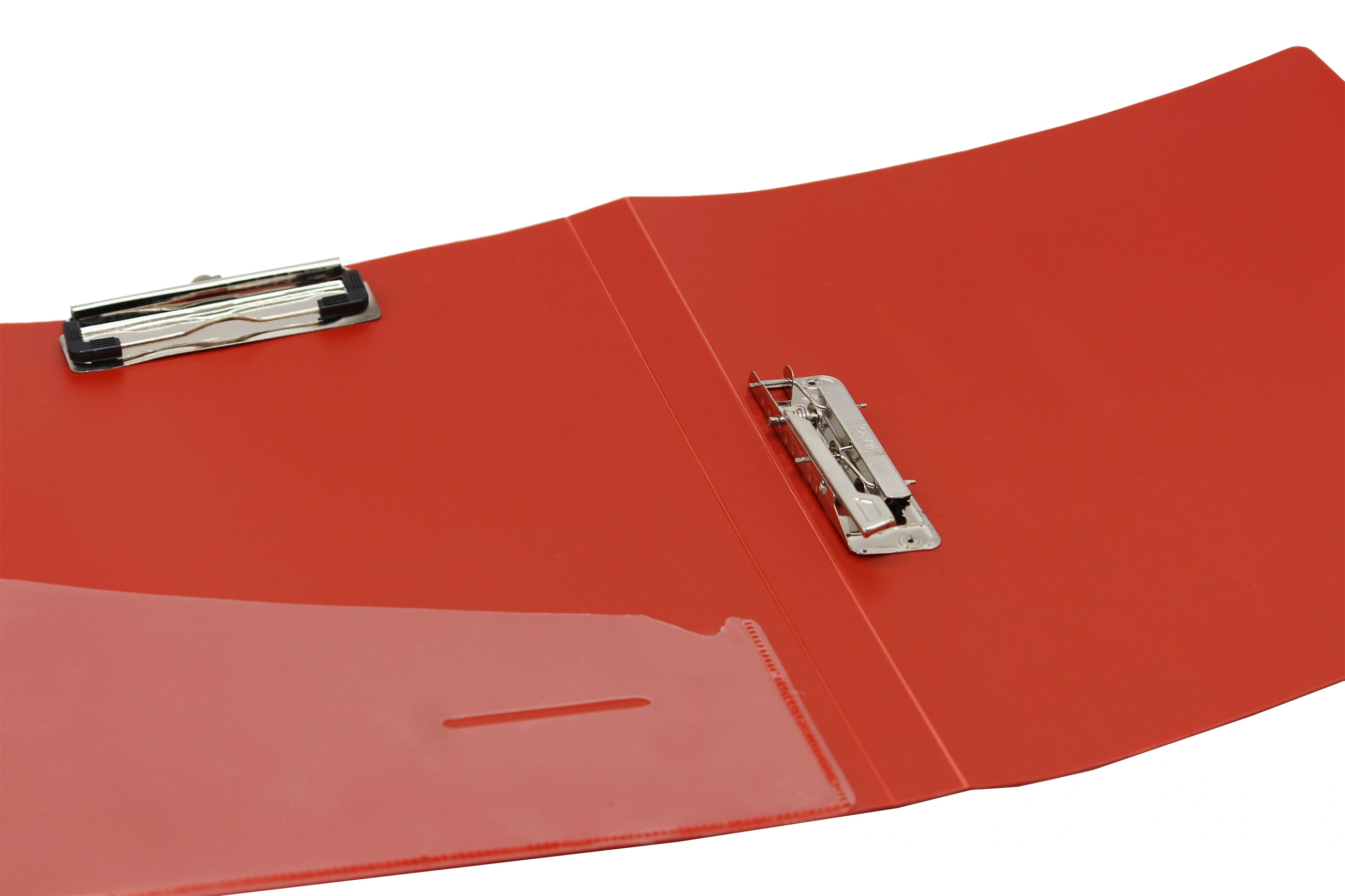 Keny Double Clip | Best for FC/ FS / Foolscap / Legal Size | Timex &amp; Wire Clip | (825F)-Red-3