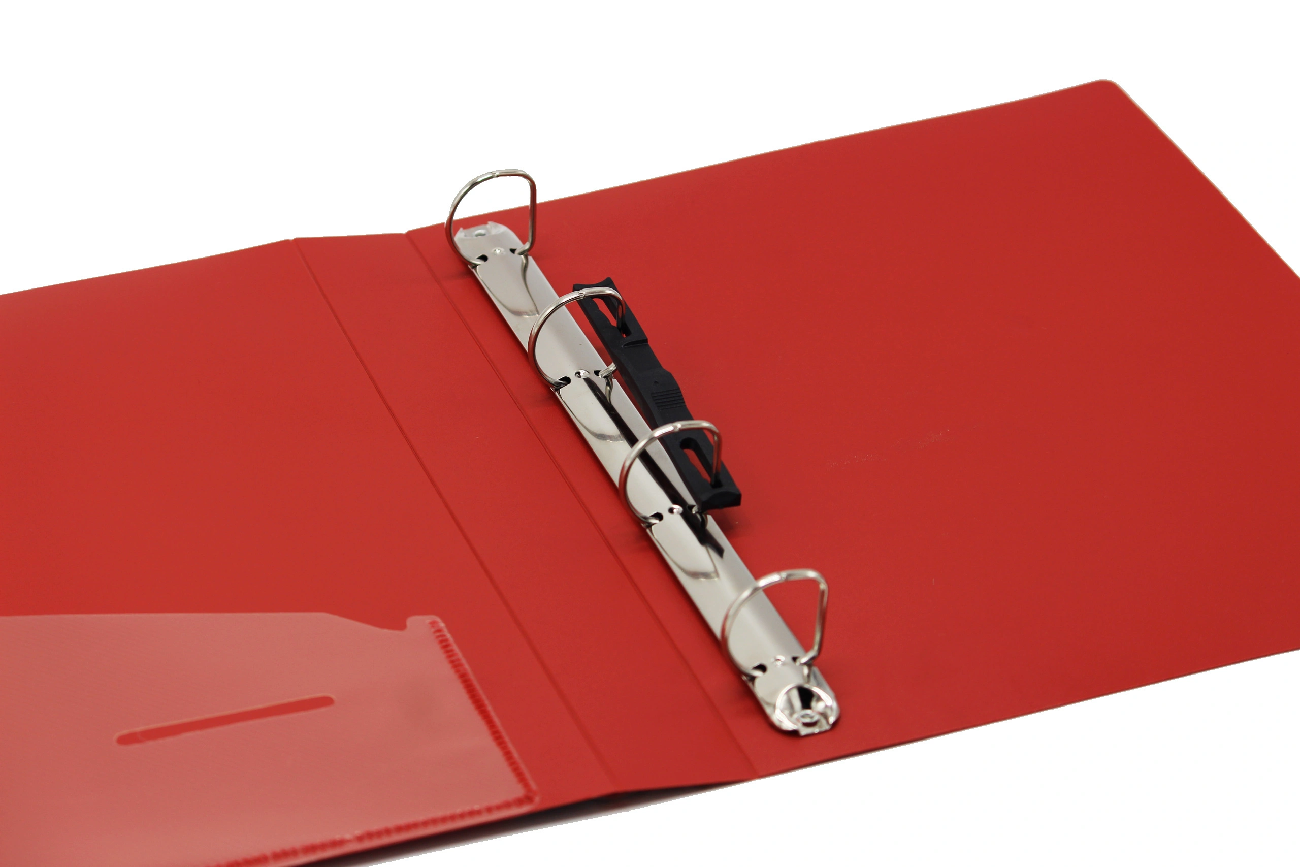 Keny Ring Binder | Best for A4 Size Papers | 4D Shaped 25mm Rings | D Ring Clip | (824A-4D)-Red-3