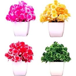 Artificial flower pots