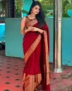 cotton silk saree-3