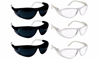 welding glass black /white