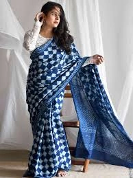 cotton silk saree-12138094