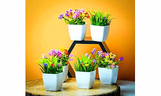 Artificial flower pots