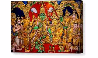 Tanjore canvas paintings