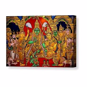 Tanjore canvas paintings