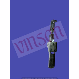 battery box latch mercedes actross (vin-00167-8)