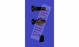WHEEL STUD W/ NUT - HUMMER (VIN-00743)