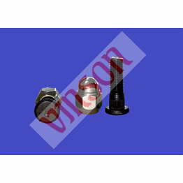 hub bolt w/ cap nut mazda left (vin-00745)