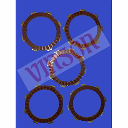 clutch plate set bajaj ct-100 (vin-00824)