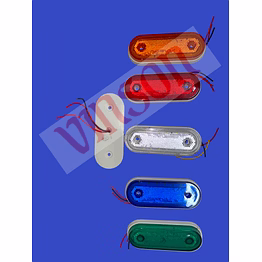 oval led side marker / clearance lamp (vin-00920)
