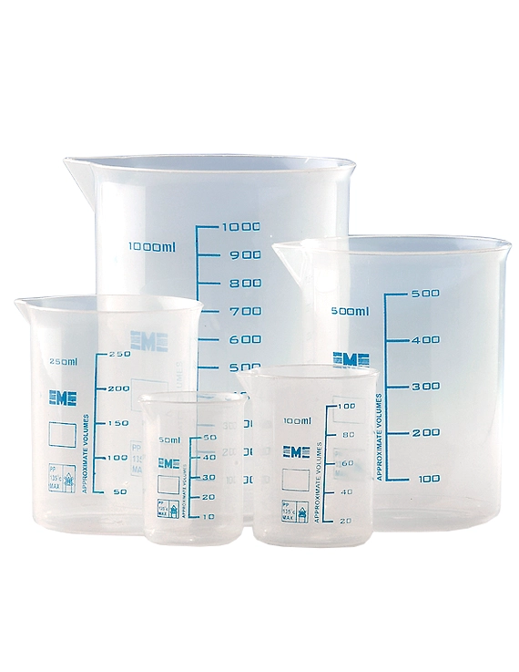 Plastic Graduated Beakers, set of 5-39269099