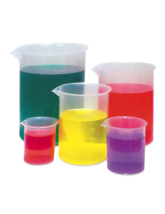 Plastic Graduated Beakers, set of 5-1