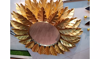 Metel leaf Mirror