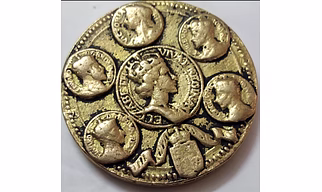 Old brass UK Medal