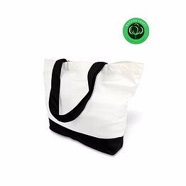 super strong two-tone cotton canvas tote bag (12oz) – large reusable grocery & shopping bag for brand promotion, diy printing & craft projects | bulk supply from india