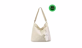 Women’s Cotton Canvas Hobo Tote Bag with Zipper Closure & External Pockets – Reusable Shoulder & Crossbody Handbag for Daily Use, Customizable, Bulk Supply from India
