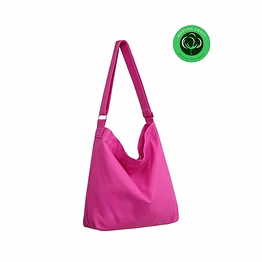 retro large canvas hobo shoulder bag for women – durable cotton crossbody tote, casual everyday handbag, customizable colors & bulk supply from india