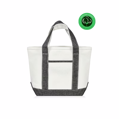 mini cotton canvas tote bags for party favors & wedding gifts – small reusable white gift tote, customizable, bulk supply by indian exporter
