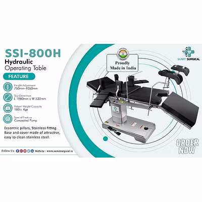 SSI 800H C-Arm Compatible Manual Operating Table-12139316