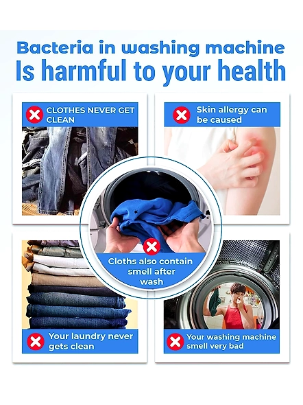 SP Washing Machine Cleaning Tablet, Descaling Powder Tablets, Washing Machine Deep Cleaner