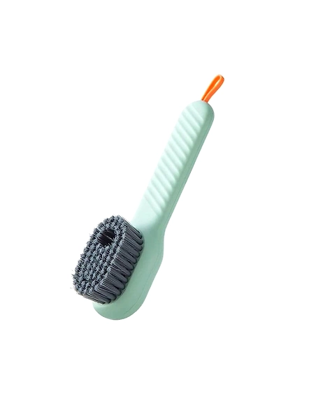 SP Shoe Cleaning Brush with Long Handle and Hang Hole | Household Multipurpose Cleaning Brush with Multi Directional Bristles | Multicolor