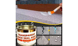 SP Transparent Crack Seal Agent | Waterproof Adhesive Seal Crack For Surface, Cement, Steel, Marble, Wood, Metal |Adhesive Glue (200ML)