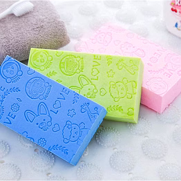 sp ultra soft exfoliating sponge spa cellulite massager | dead skin remover sponge for body (sponge) (4 pcs)