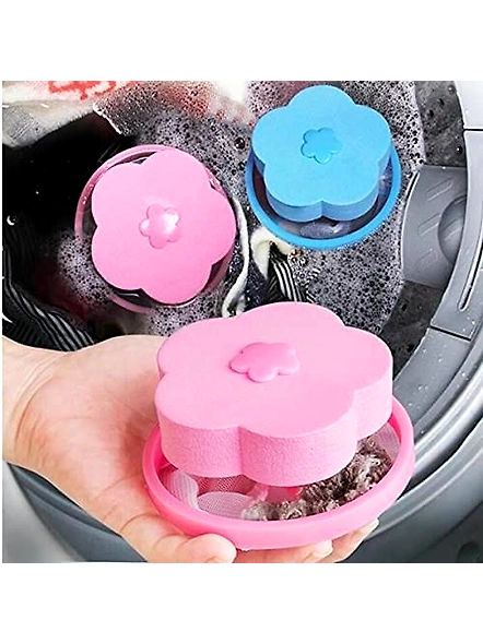 Washing Machine Floating Filter Lint Mesh Bag Net Pouch Hair/Lint Catcher