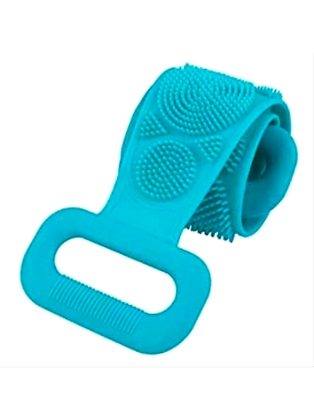 SP Body scrubber belt bath brush silicone scrub back skin shower double exfoliating massager
