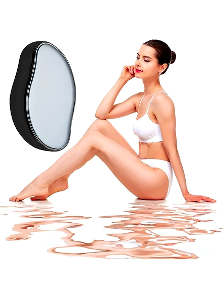 Crystal Hair Eraser for Women and Men || Magic Hair Eraser Crystal Hair Remover-Best Alternative to Razors, Waxing, Cream-Epilator (Pack of 1)