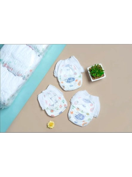 Cottony Soft Fabric Leakproof Baby Diapers, 75 Pieces (L-size)-3
