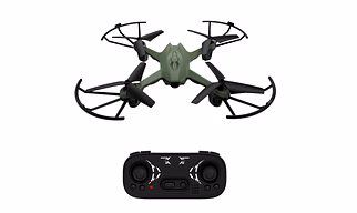 Airpro Altitude Hold Drone with Double Rechargeable Battery - Green