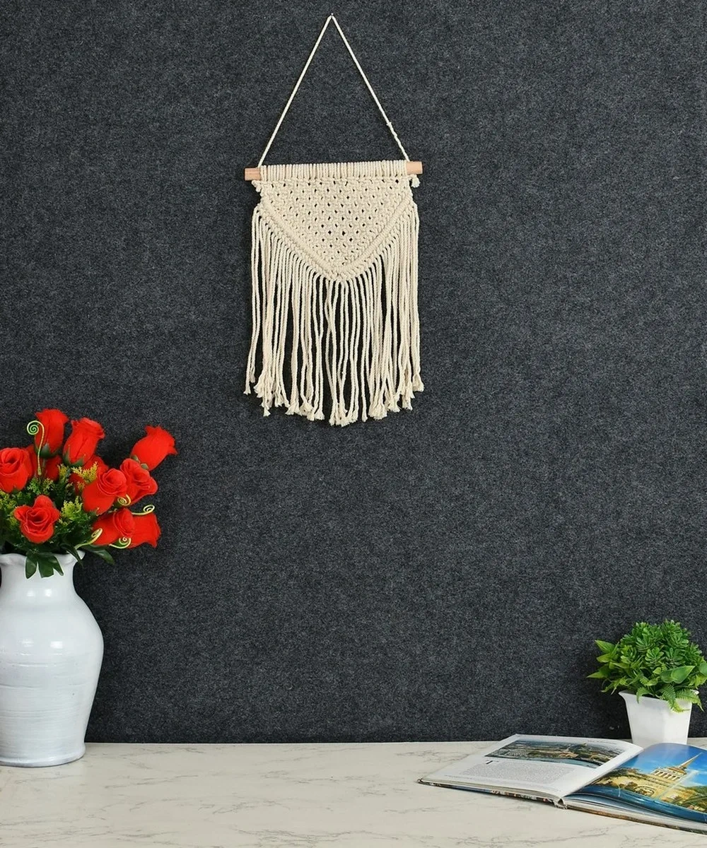 Macrame Wall Hanger, Double Triangle-i213_1_1