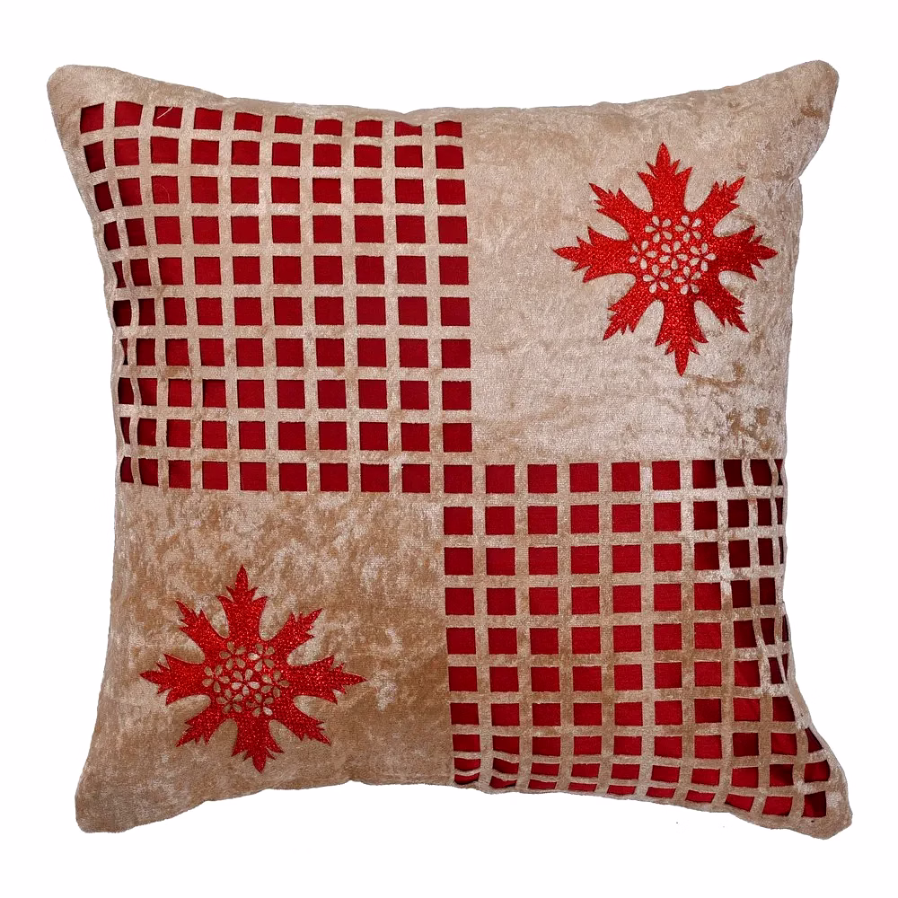 Flower, Boxes, Jaal, Cushion Cover, Laser Cut image 1