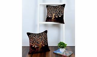 Tree Cushion Cover, Velvet