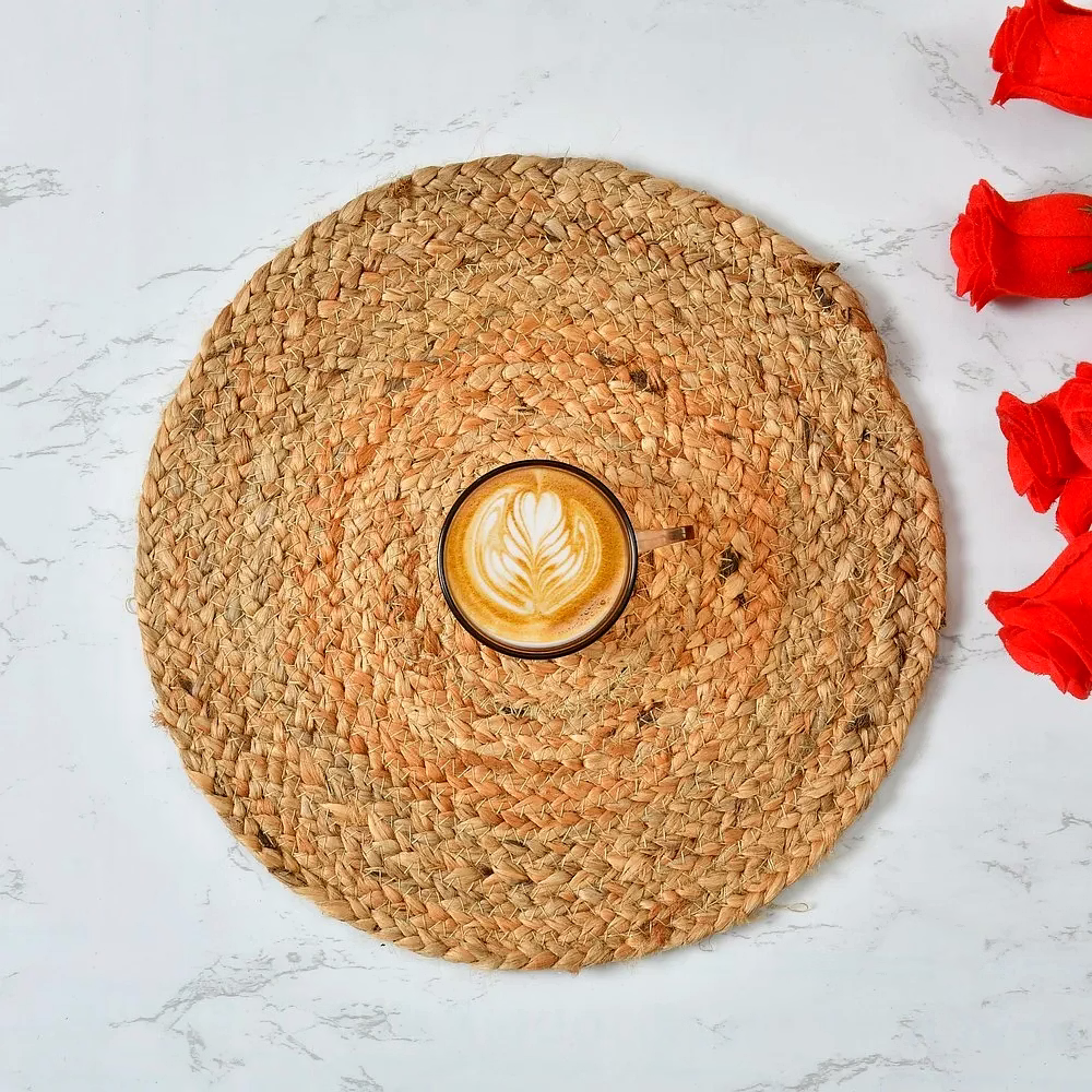 Jute Placemat, Braided, Plain image 5