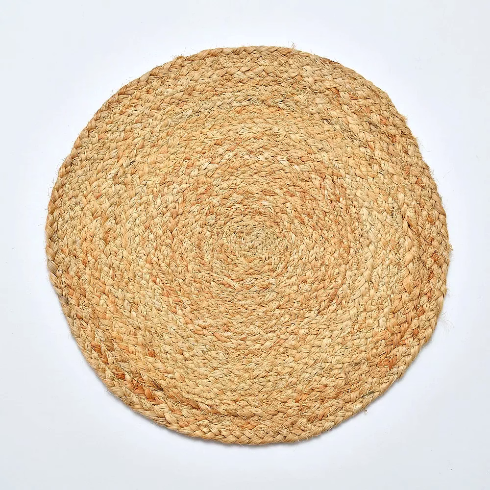 Jute Placemat, Braided, Plain image 3