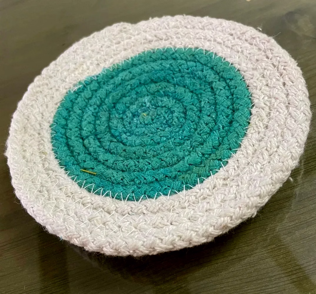 Cotton Tea Coaster Dual Color image 5