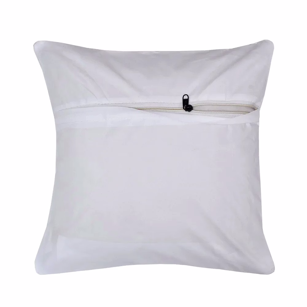 Printed Cushion Cover Jute Square Abstract image 1