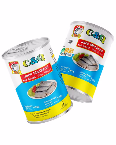 C&amp;Q Canned Jack Mackerel (425g) – Premium Indian Scad Fish | High Protein &amp; Omega-3-2