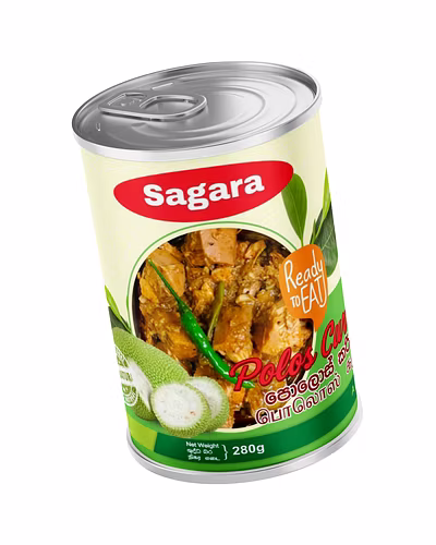 Sagara Ready-to-Eat Polos Curry (280g) – Authentic Sri Lankan Baby Jackfruit Curry-1
