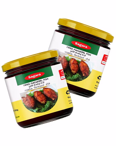 Sagara Fried Mackerel Fish – Authentic Sri Lankan Ready-to-Eat Dish (130g)-2