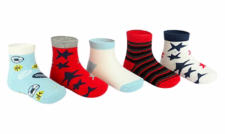 BABY BOYS SOCKS PACK OF 5 PAIRS