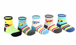 BABY BOYS SOCKS PACK OF 5 PAIRS