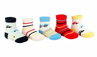 BABY BOYS SOCKS PACK OF 5 PAIRS