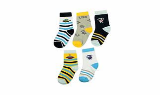 BABY BOYS SOCKS PACK OF 5 PAIRS