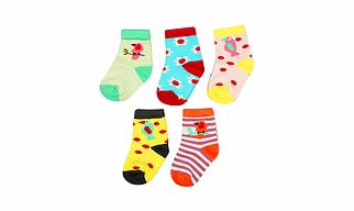 BABY GIRLS SOCKS PACK OF 5 PAIRS