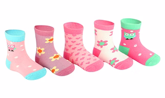 BABY GIRLS SOCKS PACK OF 5 PAIRS