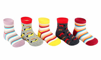BABY GIRLS SOCKS PACK OF 5 PAIRS